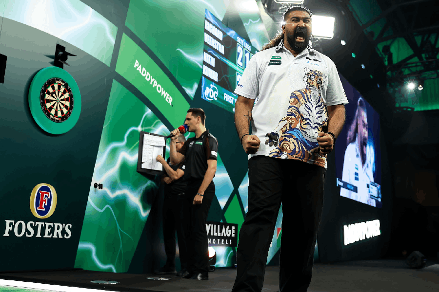 Nitin Kumar let our a roar after hitting the double eight to win