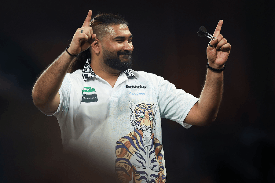 Nitin Kumar's first victory at the World Championships comes after five attempts at Ally Pally