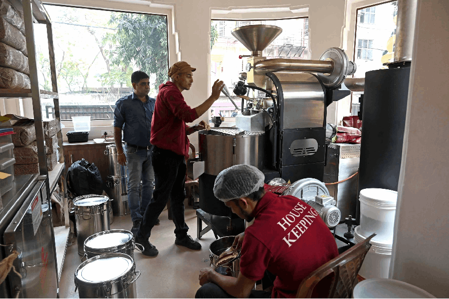 The roaster is the heart and soul of Yours Truly