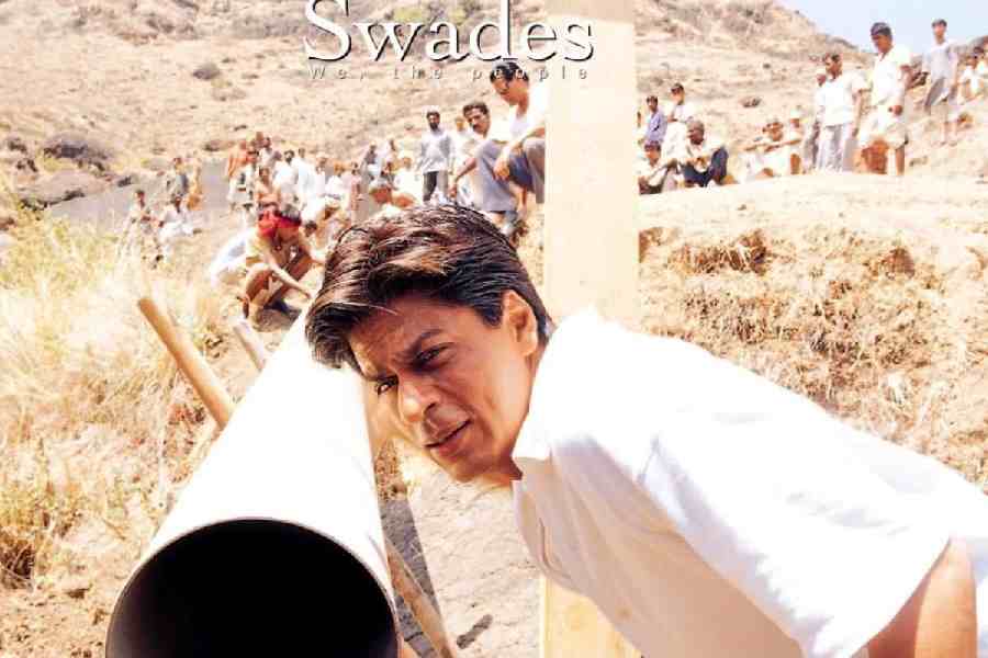 A still from the film, Swades