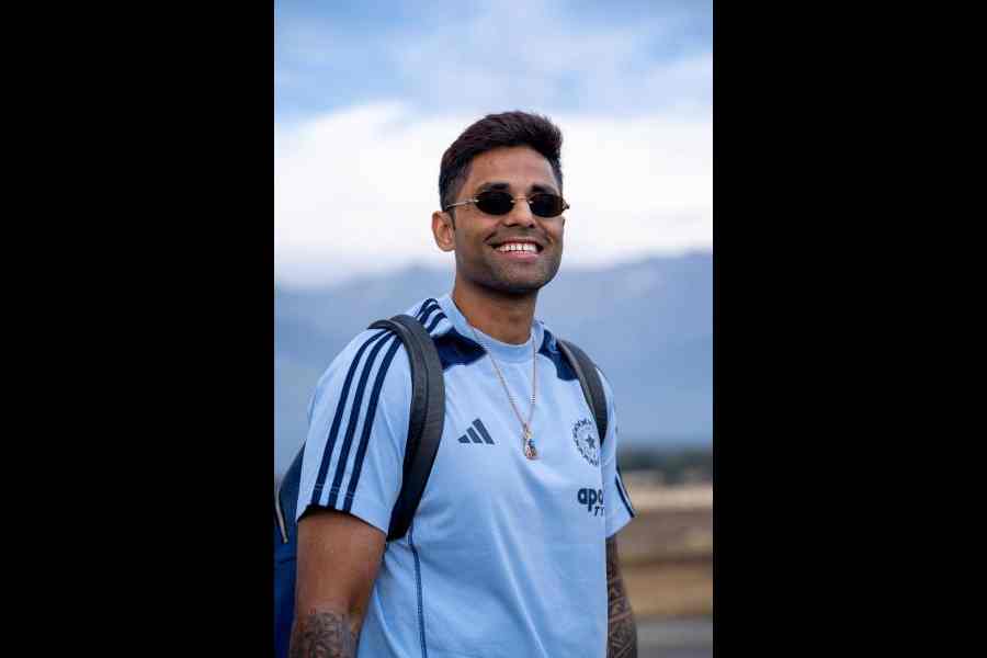 Captain Suryakumar Yadav, ahead of the fourth T20I.