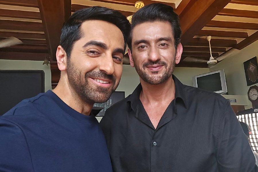 (left to right) Ayushmann Khurrana, Shaad Randhawa