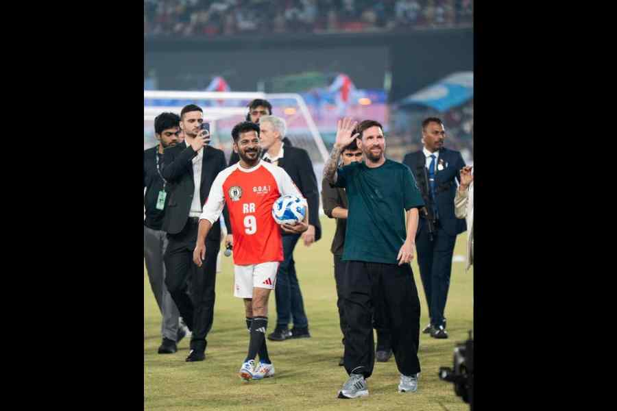 Revanth Reddy and Messi