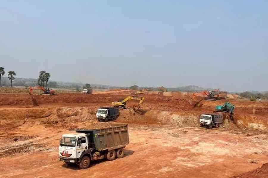The site for the Deocha-Pachami coal mine project. File picture