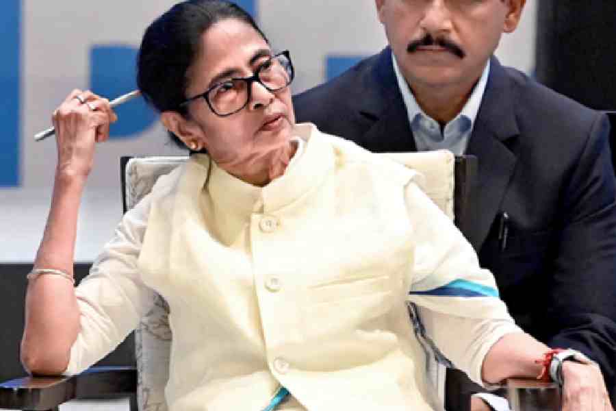 Chief minister Mamata Banerjee in Calcutta on Thursday.