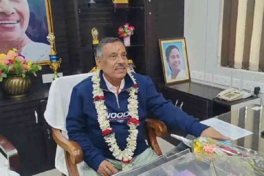 Bibhuti Ghosh, the new chairman of the Old Malda municipality