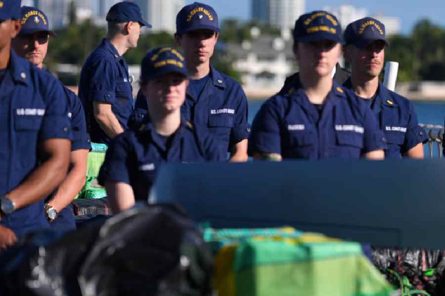 Members of the US Coast Guard