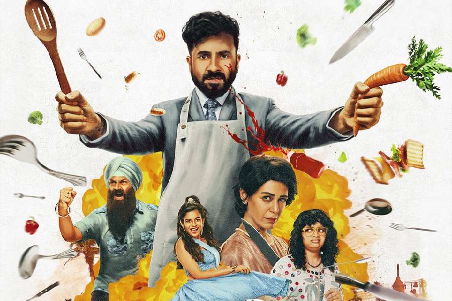 A poster of ‘Happy Patel Khatarnak Jasoos’