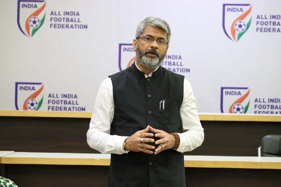 AIFF president Kalyan Chaubey. 