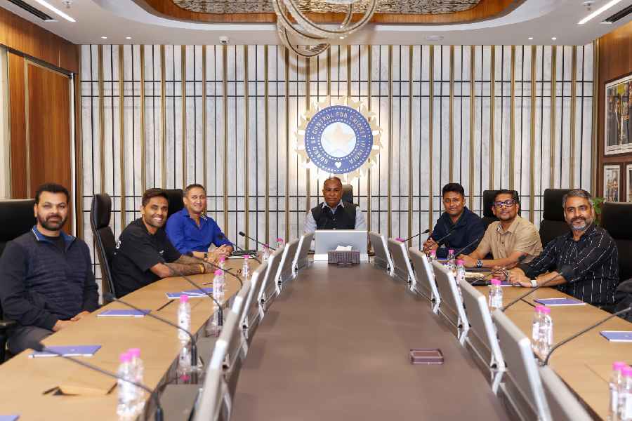 The Selection Committee Meeting for India's T20 squad announcement