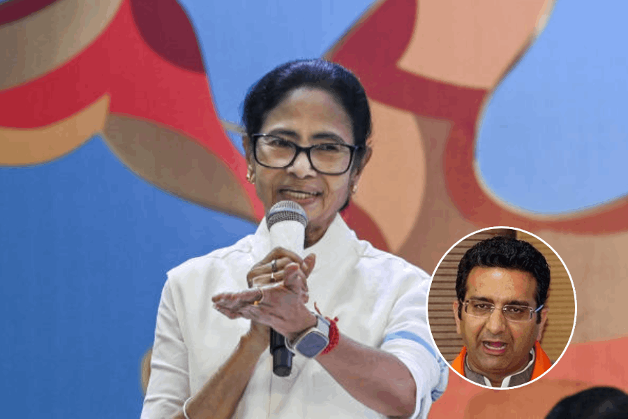 Mamata Banerjee, (inset) Gaurav Bhatia