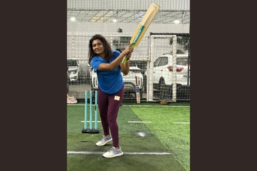 When Manisha Gupta picked up the bat after 30 years she was nervous, but the first hit made her feel like the sport never left her life
