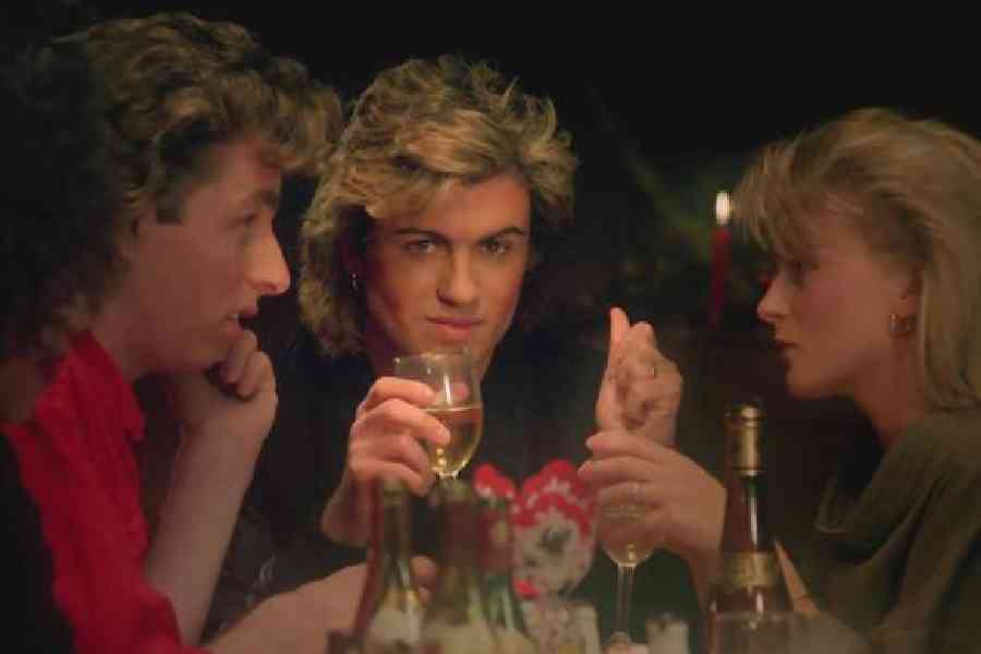 A moment from the Last Christmas video