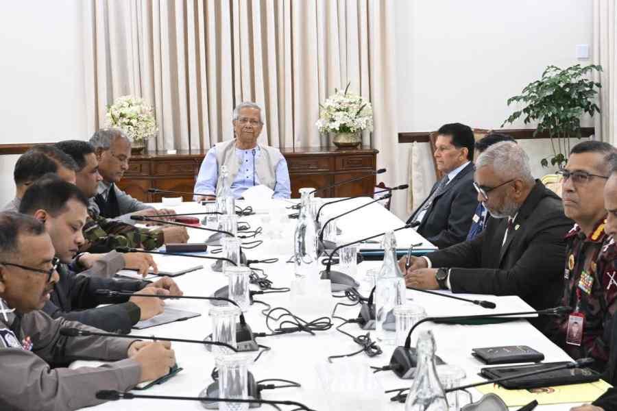 Bangladesh interim chief Muhammad Yunus holds high-level meeting after Sharif Osman Hadi violence