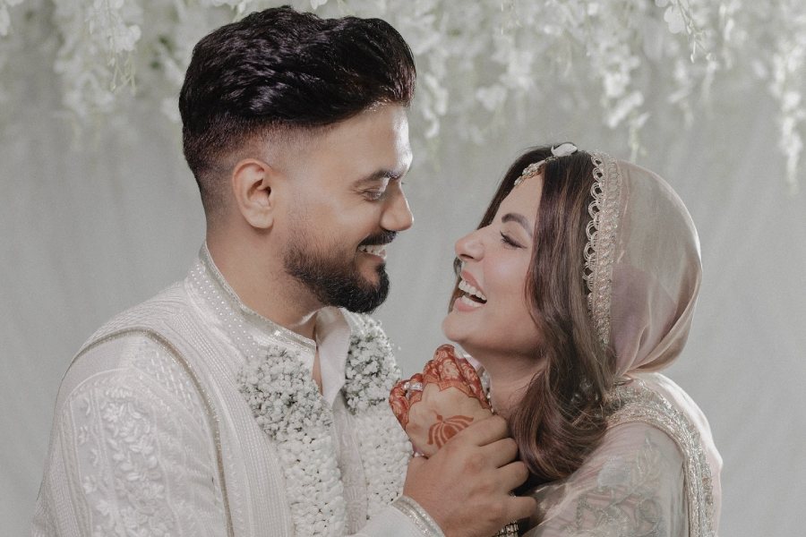 Hina Khan and Rocky Jaiswal  