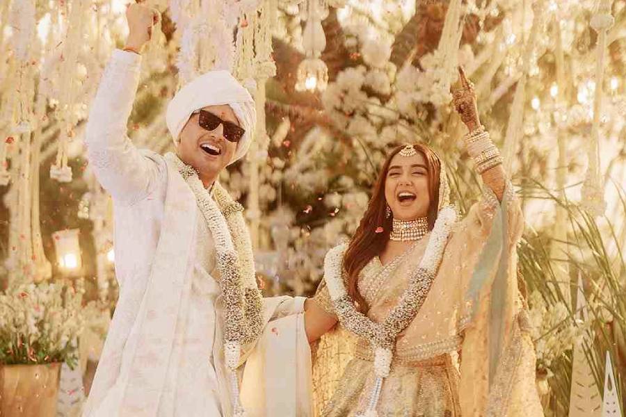 Prajakta Koli and Vrishank Khanal   