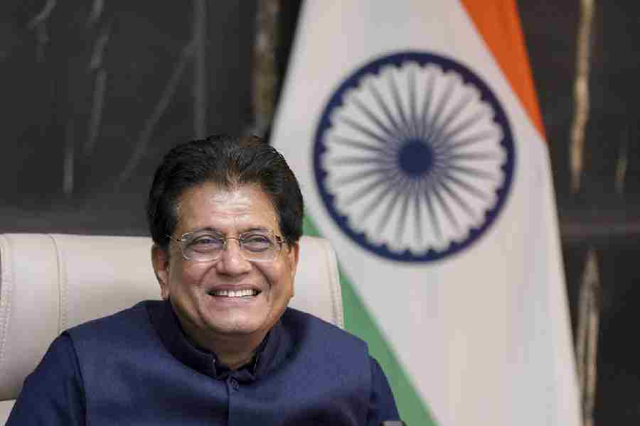 Piyush Goyal during the media conference in New Delhi on Monday.
