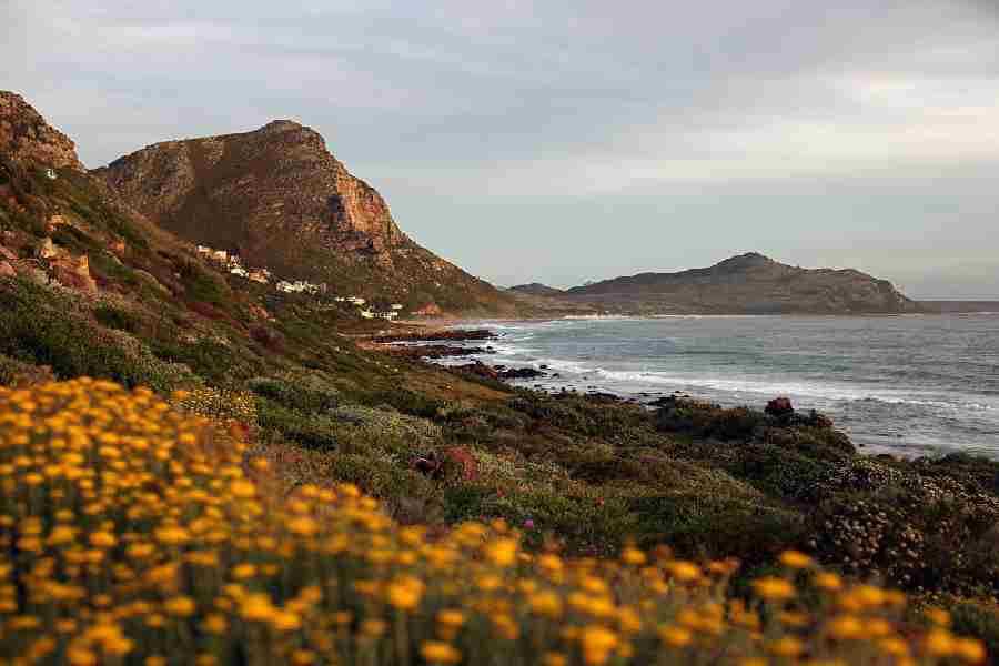 A general view of the coastline near Betty's Bay ahead of the 2010 FIFA World Cup, on October 13, 2009 in Betty's Bay, South Africa.