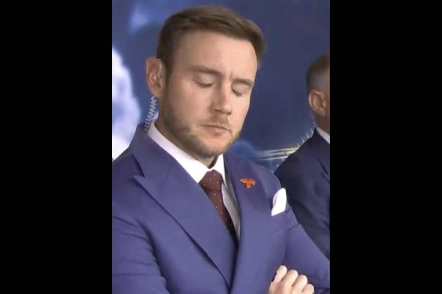 Stuart Broad (in picture shared on X, during commentary) has been disappointed with England’s performance Down Under, but the former pacer still maintains this is Australia’s worst Ashes side in 15 years