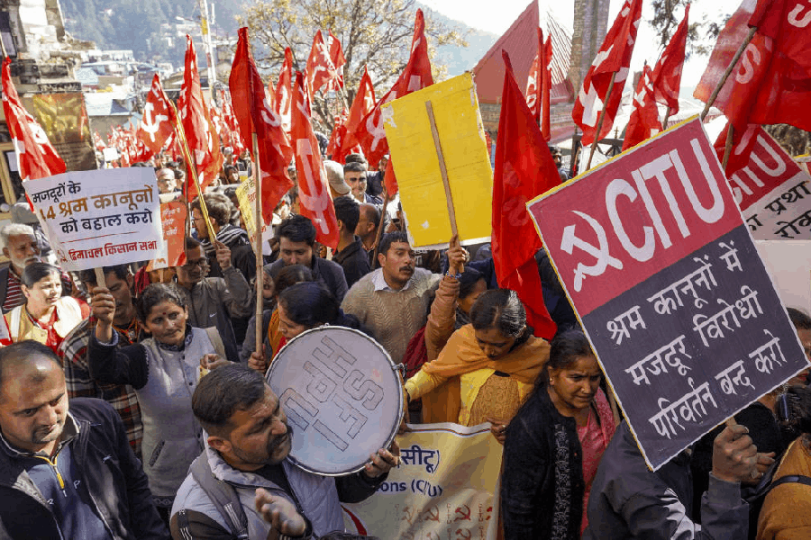 Labour codes protest