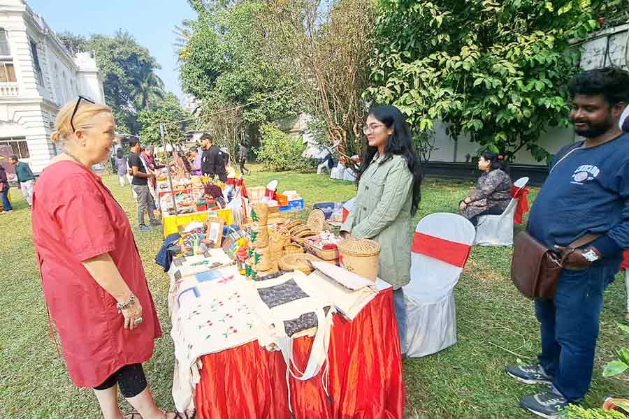 The German Consulate General’s Christmas market drew over 1,000 visitors and featured 45 NGOs selling their products