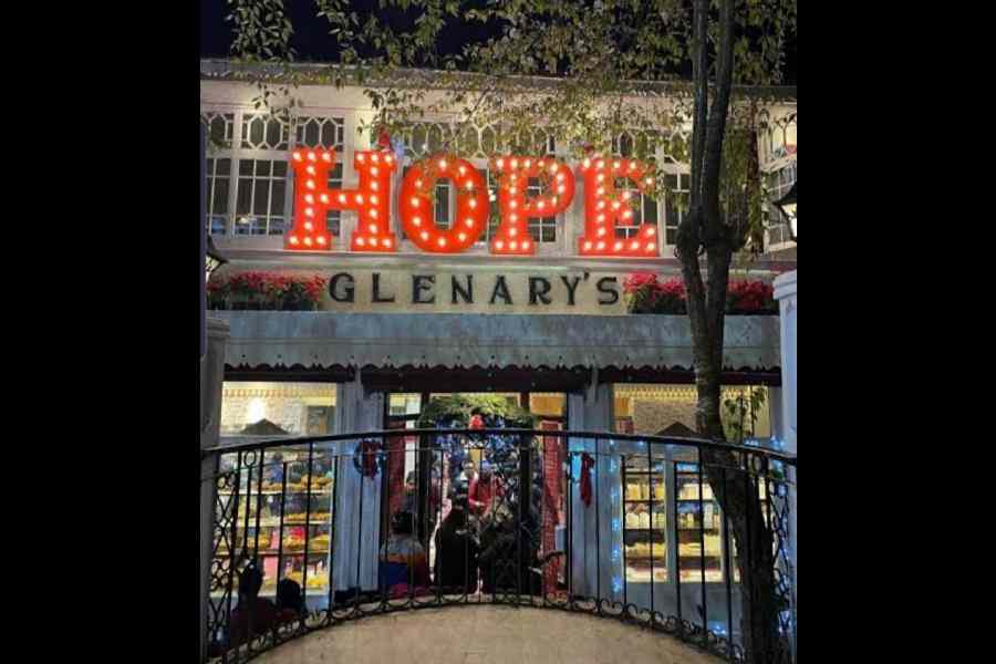 Glenary’s in Darjeeling.