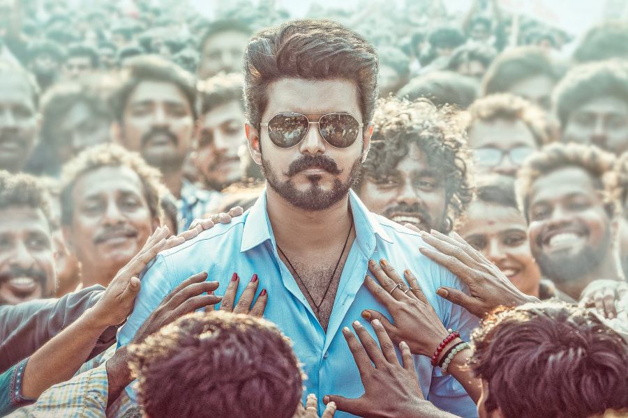 A poster of actor Vijay’s ‘Jana Nayagan’ out