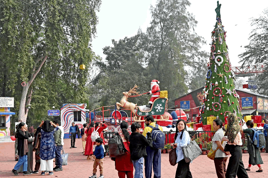 Nicco Park was decked up and families flocked to the amusement park for fun rides and games