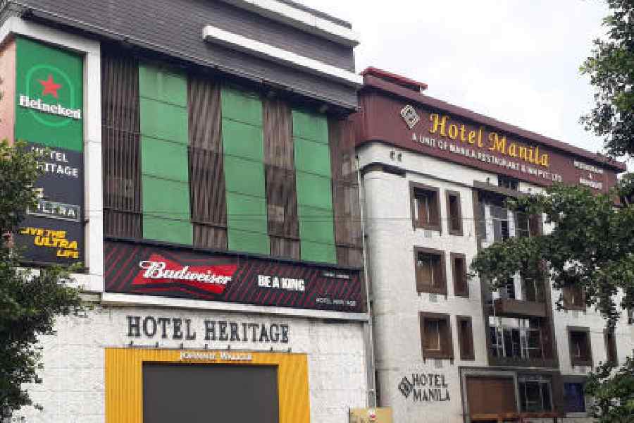 A hotel in Siliguri. Picture by Passang Yolmo