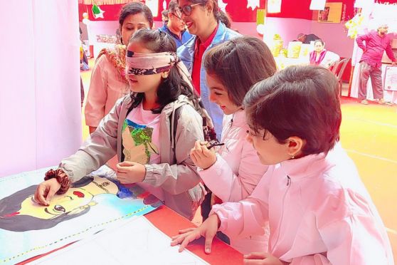 A wide array of thoughtfully curated game stalls kept young learners engaged throughout the day.