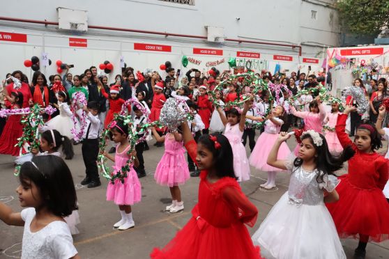 The junior students added charm to the opening ceremony with a mesmerising dance performance.