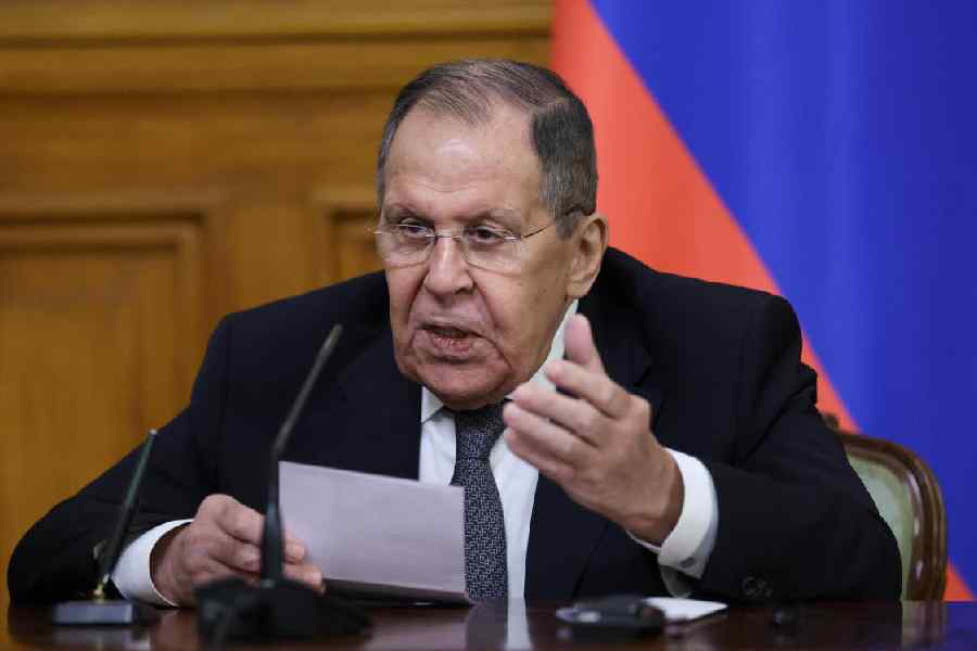 Russian Foreign Minister Sergei Lavrov.