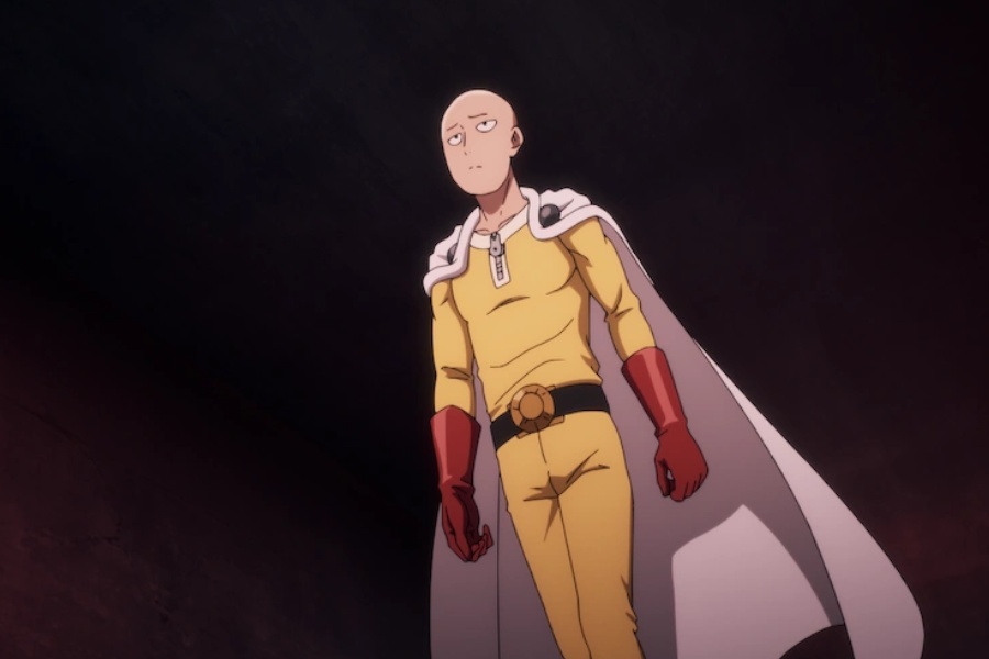 A still from 'One-Punch Man'