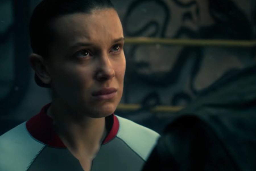 A still from ‘Stranger Things’ finale trailer