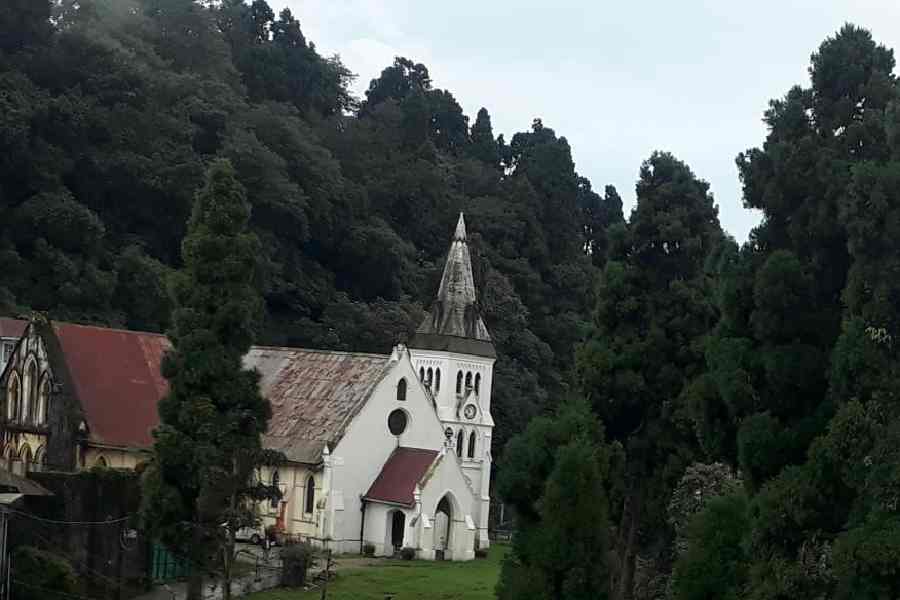 St Andrews Church at Darjeeling.