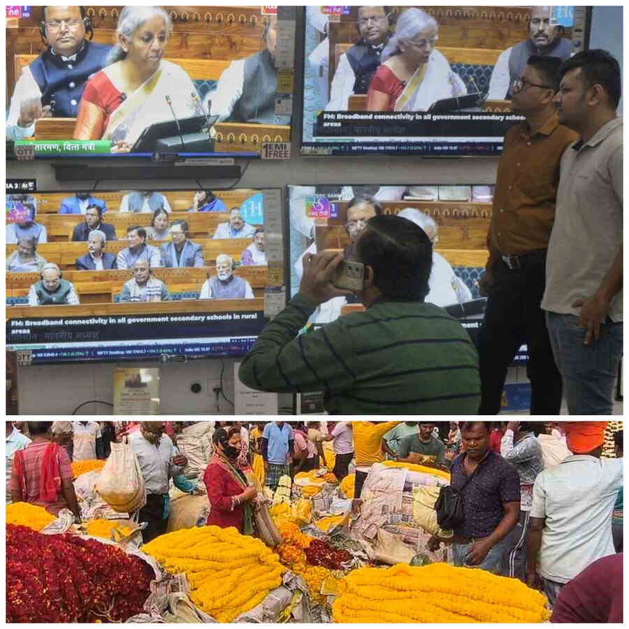 Even as Kolkatans remained glued to TV screens watching finance minister Nirmala Sitharaman present the Union Budget 2025, the wholesale price of yellow marigold garlands surged to Rs 350 for 20 pieces. By the time the garlands reached markets across Kolkata, they sell for Rs 40-45 per piece