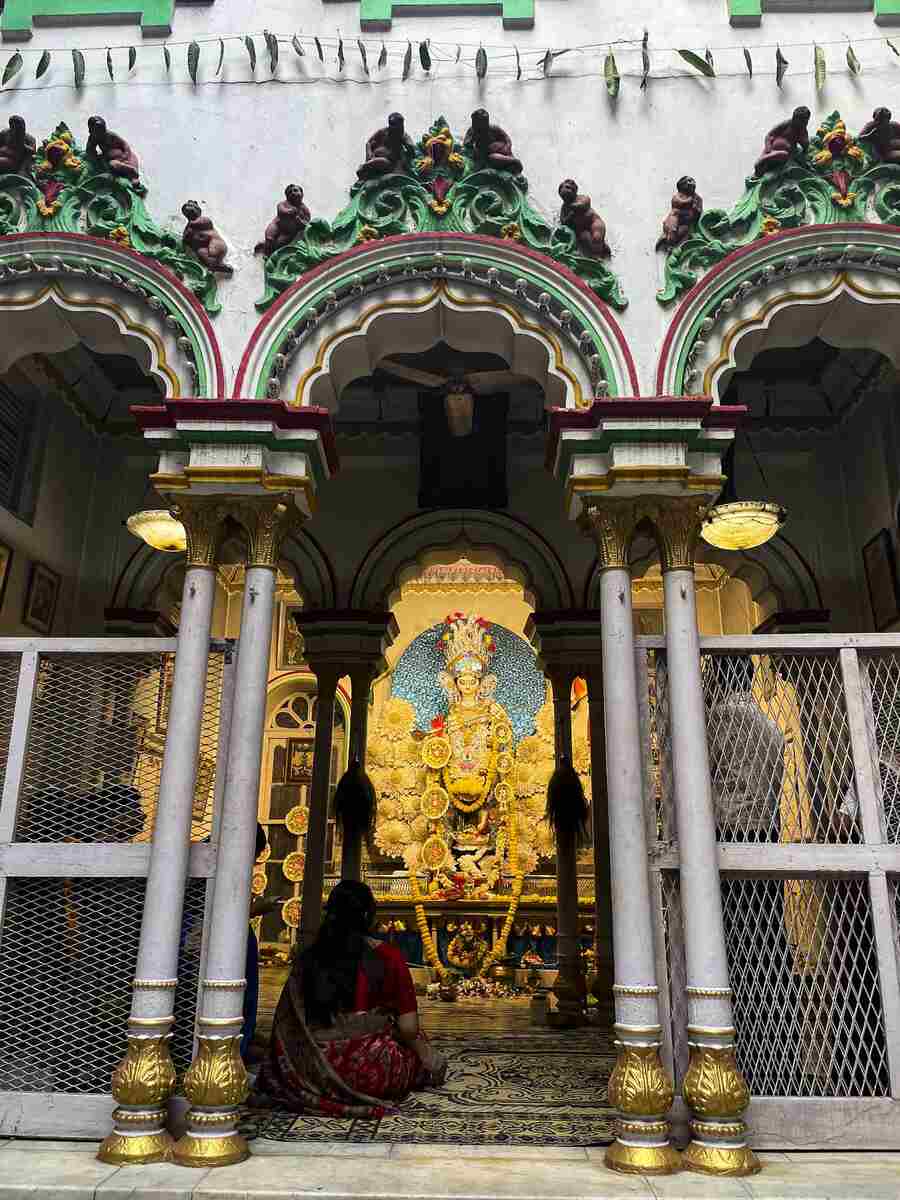 Bowbazar’s Bata Krishna Dham’s Saraswati Puja completed 120 years this year  
