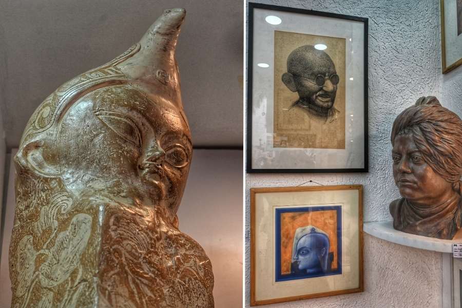 Art has been a significant part of the ‘Boi Mela’. From sculptures to paintings and murals of various schools of art — the artworks have a separate fan base