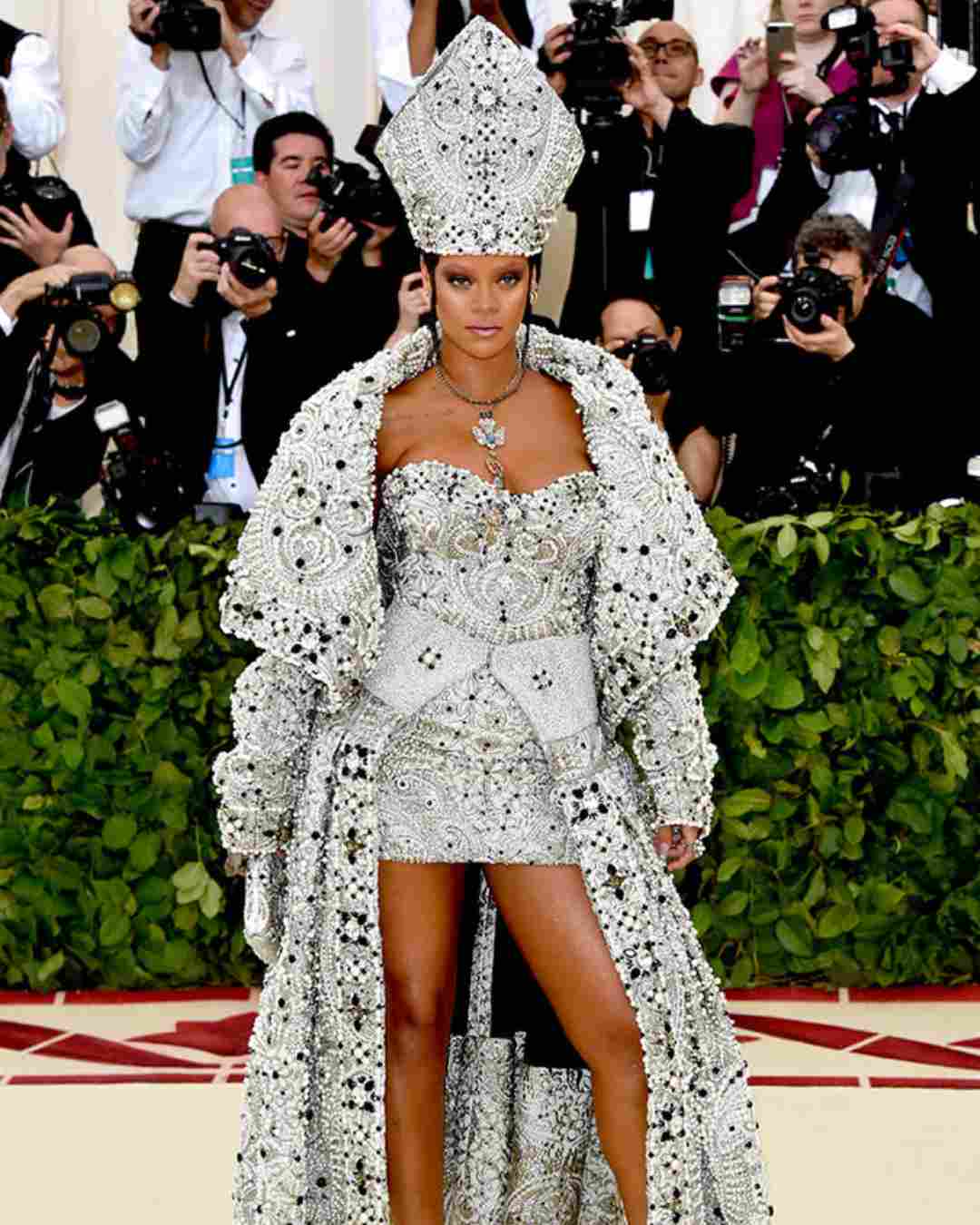 When Rihanna attended the 2018 Met Gala in New York City wearing a Pope hat, she drew flak for being allegedly “disrespectful”. 