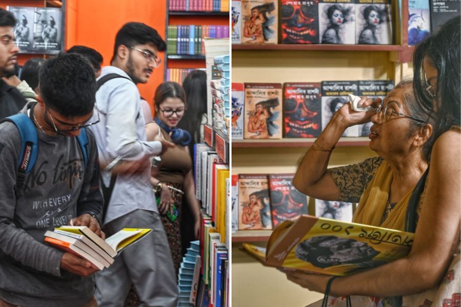 While a steady readerbase for popular titles from contemporary English literature kept the book stalls buzzing, Satyajit Ray lovers of two generations scouted through the life and work of the maestro