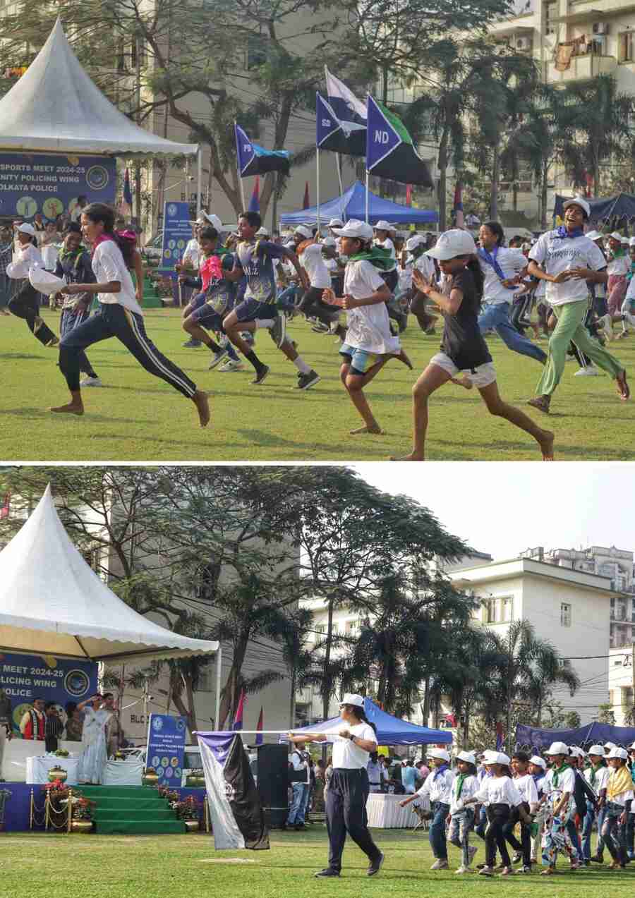 Annual Sports Meet 2025 of community policing wing held at Alipore Bodyguard Lines, Alipore on Tuesday