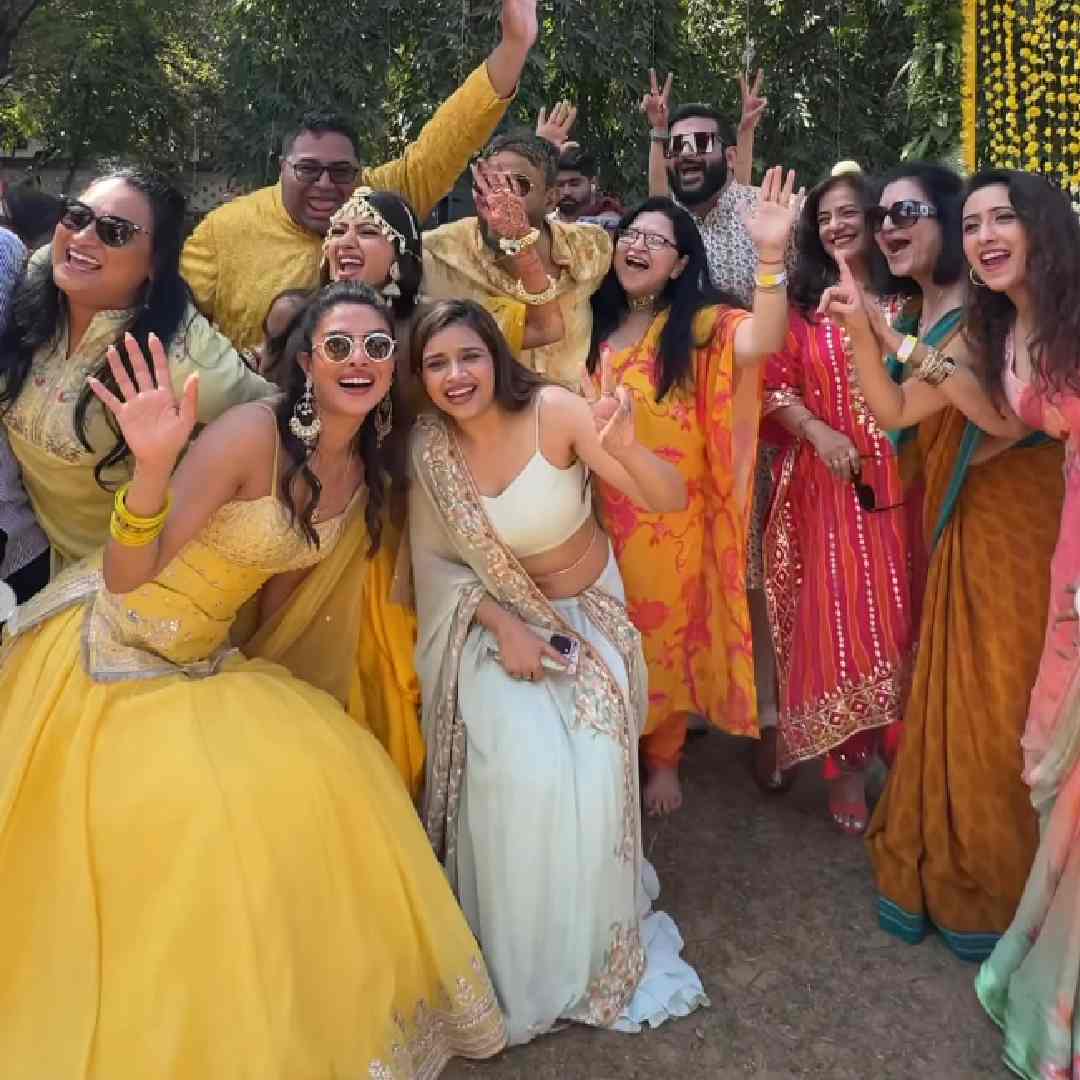 Actress Priyanka Chopra Jonas attended the pre-wedding festivities of her younger brother Siddharth Chopra on Wednesday. 