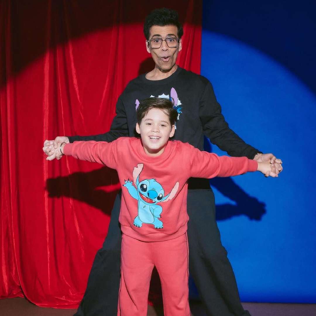 Karan Johar on Friday shared never-before-seen photos with his twin kids, Roohi and Yash, to mark their eighth birthday.