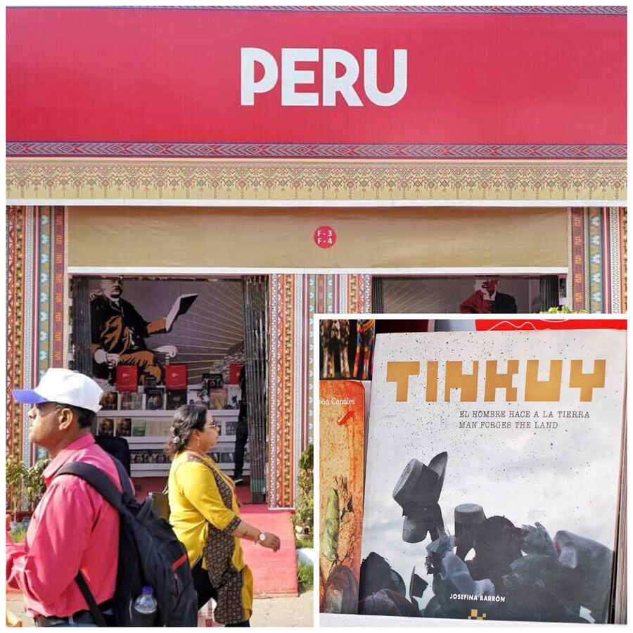At the F3 and F4 Peru stall, one book that is grabbing eyeballs of bibilophiles is ‘Tinkuy’ by Josefina Barrón. ‘Tinkuy’ means ‘encounter’ in Quechua, an indigenous language of the Andes Mountains in South America. This book is pure image and gives an account of the beauty captured by photographers who portray Peru from all possible lights