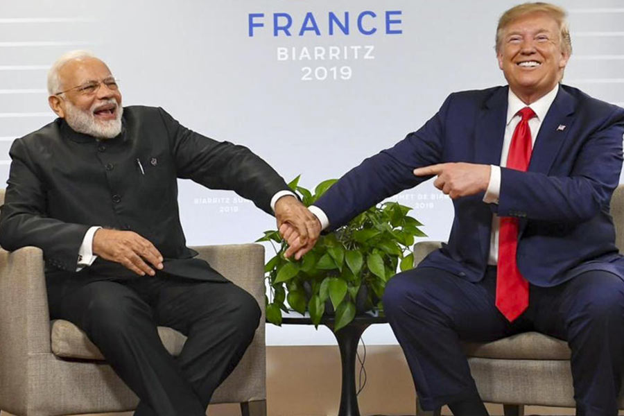PM Modi and Donald Trump.