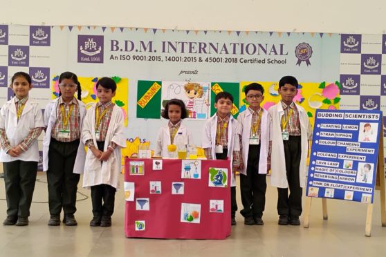 The budding scientists of KG 2 of BDM International School
