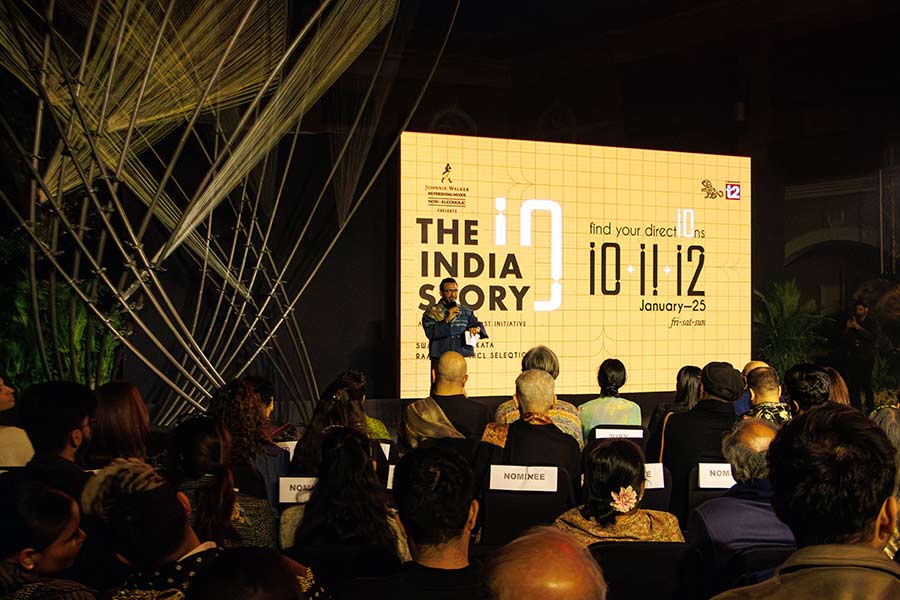 Every winter for the last nine years has seen Raajkutir - IHCL SeleQtions transform into the city’s cultural nucleus, as the Neotia Arts Trust Initiative brings The India Story (TIS) to life. This year was a milestone, as the festival completed 10 years — inaugurating the landmark edition on January 10. “We dreamt of this one space that could host brands, performances, food and creativity a decade ago, and it has carved out an amazing path since,” said fashion designer Navonil Das of Dev R Nil, who was also the Master of Ceremonies