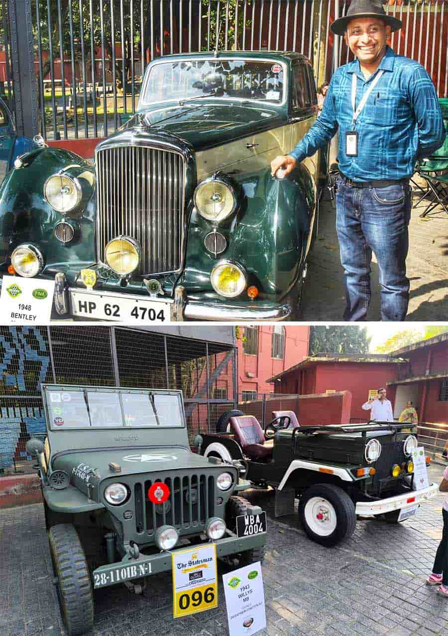 Ritabrata Mukherjee, a member of the executive committee of Classic Drivers Club, spoke to us at the event saying: ‘Thanks to the collaboration with Alipore Museum and HIDCO, this is already an annual event and we plan to keep making it bigger and better every year. Last year, we saw the participation of around 70 cars, this year we have 85 cars already along with 30 motorcycles. The space will remain the same but the aim will be to get in more cars and bikes and use the space to its maximum capacity.” Along with the older cars, these army Willy’s Jeeps were also quite the head-turners