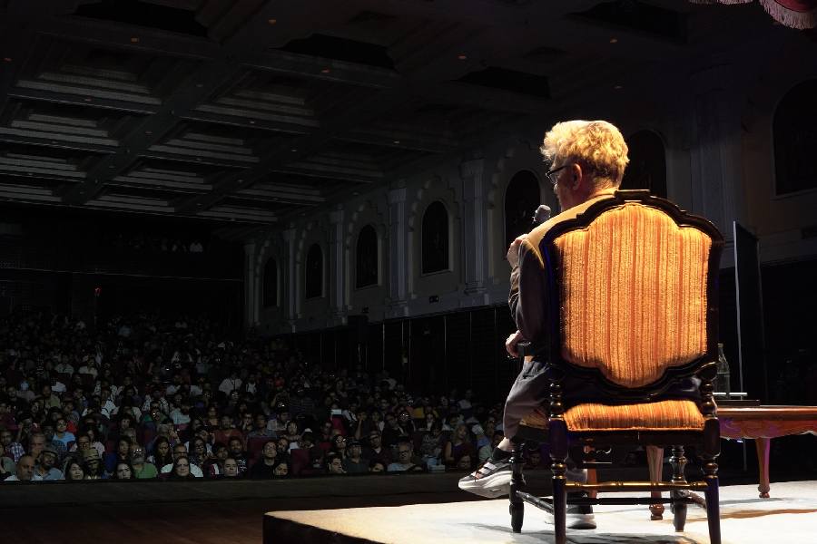 The 79-year-old auteur talked about his approach to filmmaking during the masterclass at GD Birla Sabhaghar on Monday. 