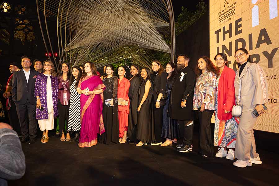 The organising team behind The India Story 2025, led by Madhu Neotia